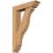 Ekena Millwork Funston Traditional Smooth Bracket w/ Offset Brace, Western Red Cedar, 5 1/2"W x 22"D x 34"H BKT0604X22X34FST01SWR - alternate 1